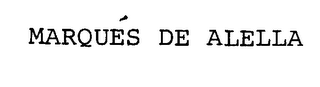 MARQUES DE ALELLA logo