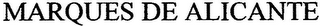 MARQUES DE ALICANTE logo