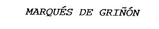 MARQUES DE GRINON logo