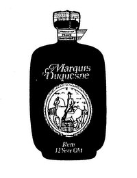 MARQUIS DUQUESNE RUM 12 YEAR OLD 80 PROOF PRODUCT OF FRANCE (MARTINIQUE) logo
