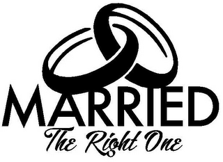 MARRIED THE RIGHT ONE logo
