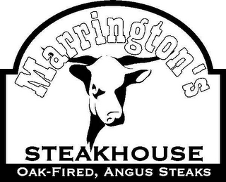 MARRINGTON'S STEAKHOUSE OAK-FIRED, ANGUS STEAKS logo