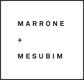 MARRONE + MESUBIM logo