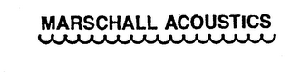 MARSCHALL ACOUSTICS logo
