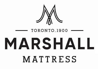 MARSHALL MATTRESS M TORONTO 1900 logo