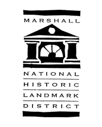MARSHALL NATIONAL HISTORIC LANDMARK DISTRICT logo