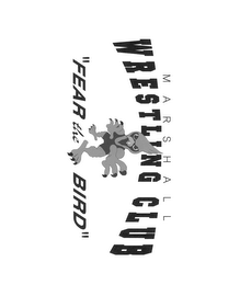 MARSHALL WRESTLING CLUB "FEAR THE BIRD" logo