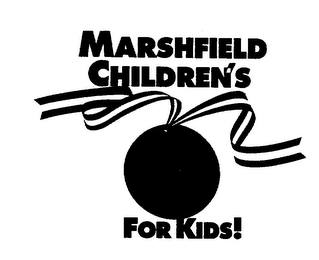 MARSHFIELD CHILDREN'S GOLD MEDAL CARE FOR KIDS! logo
