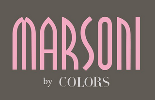 MARSONI BY COLORS logo