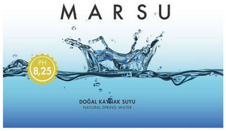 MARSU DOGAL KAYNAK SUYU NATURAL SPRING WATER logo