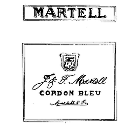 MARTELL CORDON BLEU J. & F. MARTELL MARTELL & CO. logo