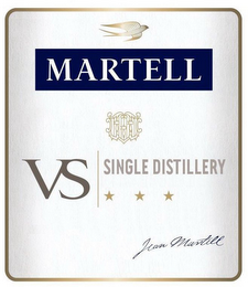 MARTELL VS SINGLE DISTILLERY JEAN MARTELL logo