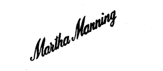 MARTHA MANNING logo