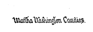 MARTHA WASHINGTON CANDIES. logo