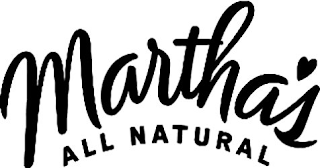 MARTHA'S ALL NATURAL logo