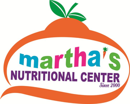 MARTHA'S NUTRITIONAL CENTER SINCE 2000 logo