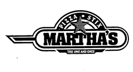 MARTHA'S PIZZA STIX THE ONE AND ONLY logo
