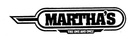 MARTHA'S THE ONE AND ONLY logo