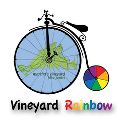 MARTHA'S VINEYARD BIKE PATHS VINEYARD RAINBOW logo