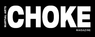 MARTIAL ARTS CHOKE MAGAZINE logo