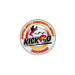 MARTIAL ARTS I COMMUNITY I IMPACT KICK CO TAEKWONDO logo