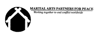MARTIAL ARTS PARTNERS FOR PEACE WORKING TOGETHER TO END CONFLICT WORLDWIDE logo