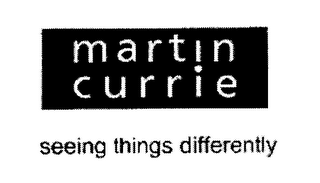 MARTIN CURRIE SEEING THINGS DIFFERENTLY logo