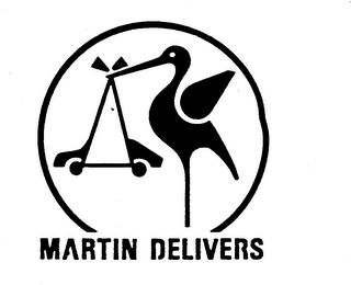 MARTIN DELIVERS logo
