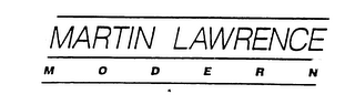MARTIN LAWRENCE M O D E R N logo