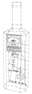 MARTIN MILLER'S IMPORTED GIN; DISTILLED IN ENGLAND & BLENDED IN ICELAND FOR ARCTIC CLARITY logo