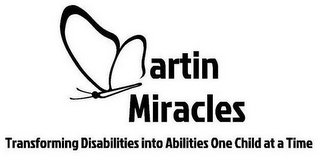 MARTIN MIRACLES TRANSFORMING DISABILITIES INTO ABILITIES ONE CHILD AT A TIME logo