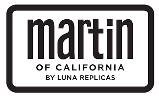 MARTIN OF CALIFORNIA BY LUNA REPLICAS logo