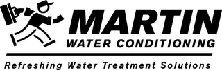 MARTIN WATER CONDITIONING REFRESHING WATER TREATMENT SOLUTIONS logo