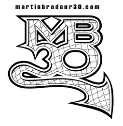 MARTINBRODEUR30.COM MB 30 logo