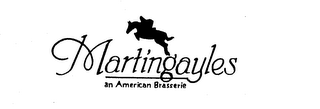 MARTINGAYLES AN AMERICAN BRASSERIE logo