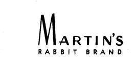 MARTIN'S RABBIT BRAND logo