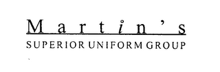 MARTIN'S SUPERIOR UNIFORM GROUP logo