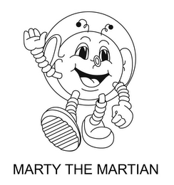 MARTY THE MARTIAN logo