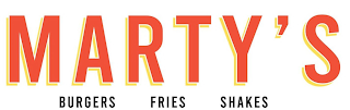 MARTY'S BURGERS FRIES SHAKES logo