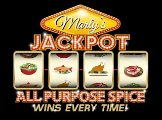 MARTY'S JACKPOT ALL PURPOSE SPICE WINS EVERY TIME! logo