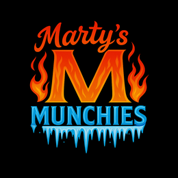 MARTY'S M MUNCHIES logo