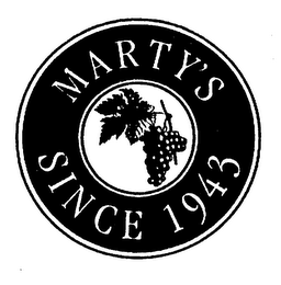 MARTY'S SINCE 1943 logo