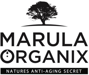 MARULA ORGANIX NATURE'S ANTI-AGING SECRET logo