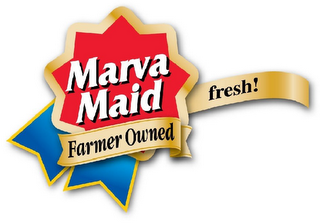 MARVA MAID FARMER OWNED FRESH logo