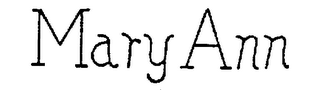 MARY ANN logo