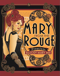 MARY FROM THE ROUGE PREMIUM BLOODY MARYMIX logo