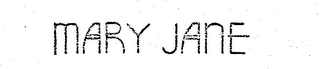 MARY JANE logo