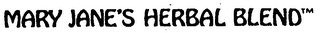 MARY JANE'S HERBAL BLEND logo