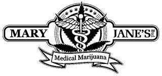 MARY JANE'S MEDICAL MARIJUANA BUD logo