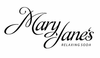 MARY JANE'S RELAXING SODA logo